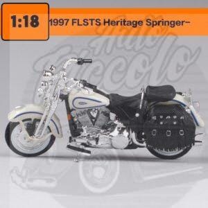 MOTO HARLEY DAVIDSON 1997 FLSTS HERITAGE SPRINGER 1/18 MAISTO (en blister). ENVIO GRATUITO