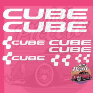 PEGATINA BICI CUBE MOD. 193 PACK. ENVIO GRATUITO