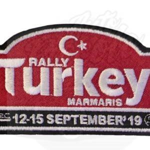 PARCHE BORDADO TERMO-ADHESIVO TURKEY RALLY 2019