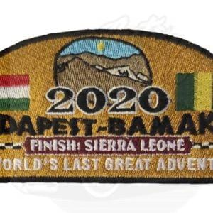 PARCHE BORDADO TERMO-ADHESIVO BUDAPEST-BAMAKO 2020