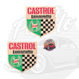 PEGATINA CASTROL LAMBRETA MOD. 14