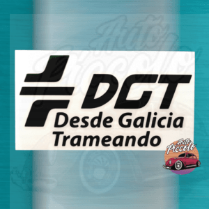 PEGATINA DGT " Desde Galicia trameando"