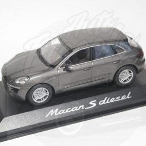 PORSCHE MACAN S DIESEL 2013 GRIS METALIZADO MINICHAMPS 1:43