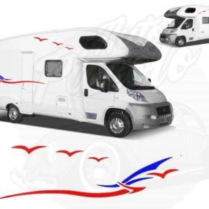 PEGATINA CAMPER CARAVANA AUTOCARAVANA MOD. 2