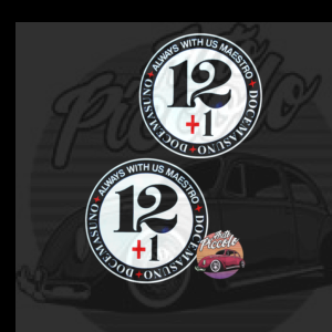 PEGATINA ANGEL NIETO 12 + 1  MOD. 2