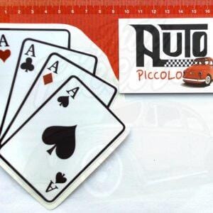 PEGATINA CARTAS DE POKER