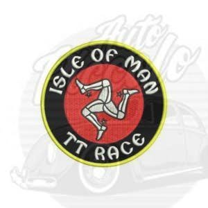 PARCHE BORDADO TERMO-ADHESIVO ISLA DE MAN