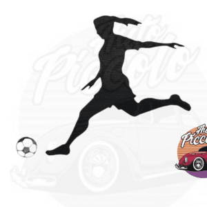 PEGATINA JUGADORA DE FUTBOL / FUTBOL FEMENINO / FUTBOLISTA