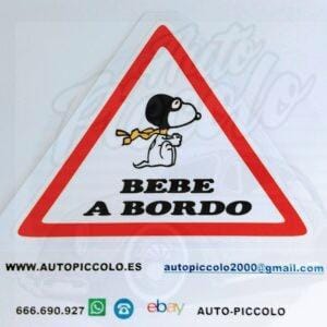 PEGATINA BEBE A BORDO MOD. SNP