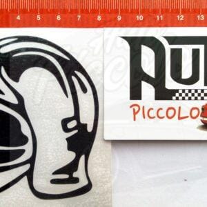 PEGATINA VINILO STICKER CASCO BOMBERO MOD. 1