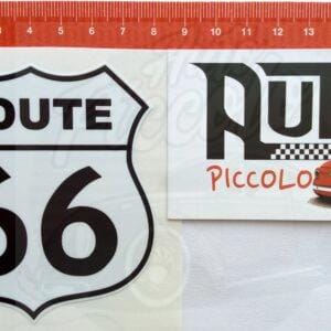 PEGATINA RUTA 66 MOD. 1.