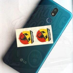 PEGATINA ABARTH PACK 2 UN MOD. 1