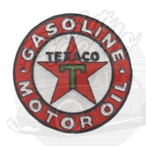 PARCHE BORDADO TERMO-ADHESIVO TEXACO GASOLINE MOTOR OIL MA-235