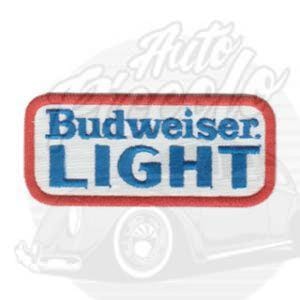 PARCHE BORDADO TERMO-ADHESIVO BUDWEISER LIGTH MA-271