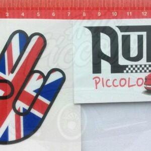 PEGATINA JDM MANO BANDERA INGLESA