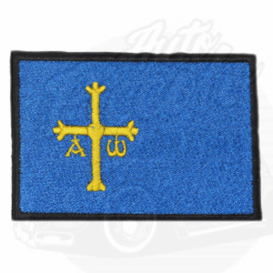 PARCHE BORDADO TERMO-ADHESIVO BANDERA ASTURIAS