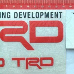 PEGATINA TOYOTA RACING DEVELOPMENT PACK