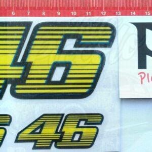PEGATINA VALENTINO ROSSI 46 MOTO GP MOD. 2
