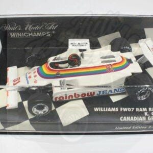 F1 WILLIAMS FW07 RAM RACIN CANADA GP 1980 MINICHAMPS 1:43