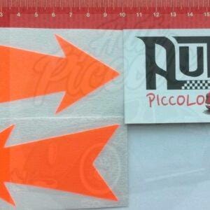 PEGATINA FLECHAS INDICADORAS / NARANJA 9 cm