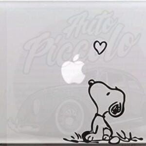 PEGATINA ORDENADOR PORTÁTIL / MACBOOK 13"-15" MD. SNOOPY