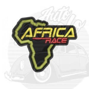 PARCHE BORDADO AFRICA RACE BLACK