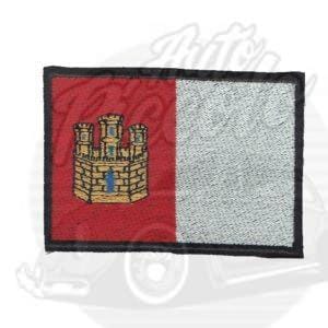 PARCHE BORDADO TERMO-ADHESIVO BANDERA CASTILLA LA MANCHA