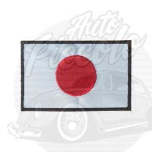PARCHE BORDADO TERMO-ADHESIVO BANDERA JAPON