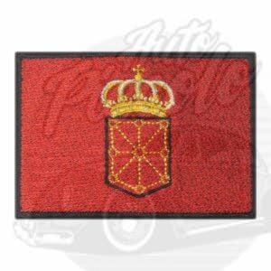 PARCHE BORDADO TERMO-ADHESIVO BANDERA NAVARRA