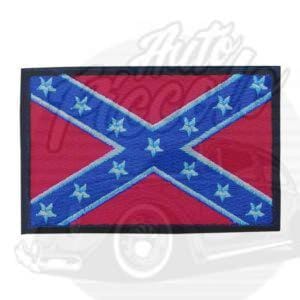 PARCHE BORDADO TERMO-ADHESIVO BANDERA CONFEDERADA