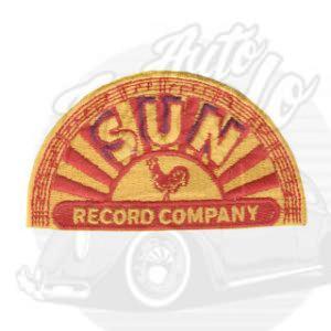 PARCHE BORDADO TERMO-ADHESIVO SUN RECORD COMPANY