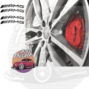 JUEGO x 4 u. PEGATINA MERCEDES BENZ AMG PARA PINZA DE FRENO MOD. 16