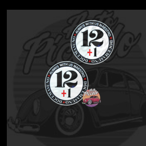 PEGATINA ANGEL NIETO 12 + 1 MOD. 1