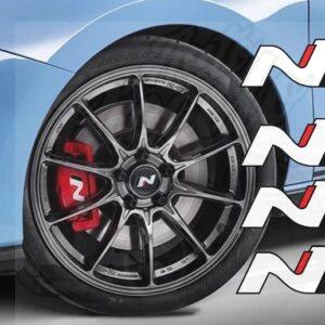 JUEGO x 4 u. PEGATINA PARA PINZA N DE HYUNDAI