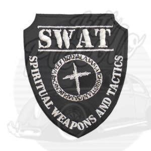 PARCHE BORDADO TERMO-ADHESIVO SWAT