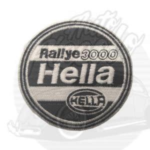 PARCHE BORDADO HELLA RALLYE 3000