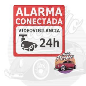 PEGATINA ALARMA CONECTADA 24 horas