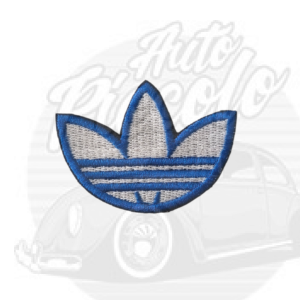 PARCHE BORDADO TERMO-ADHESIVO ADIDAS M-3 AZUL